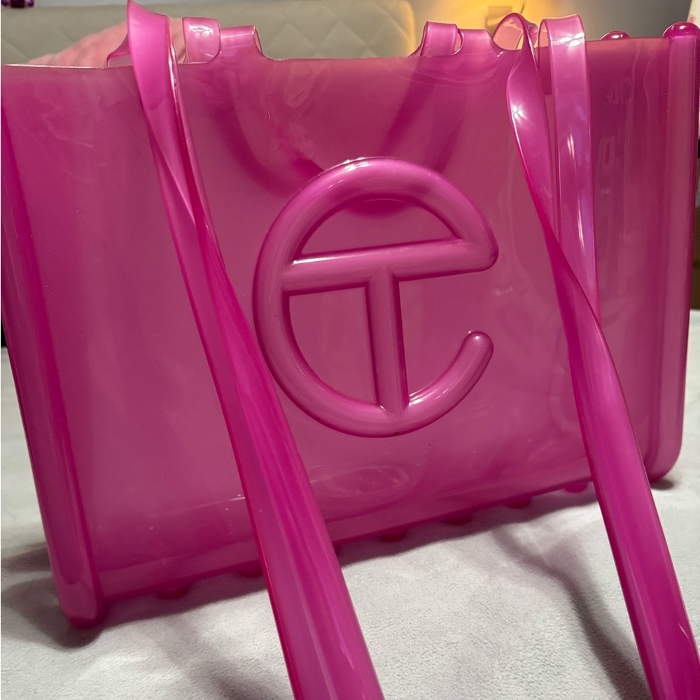 TELFAR X MELISSA PINK JELLY SHOPPER